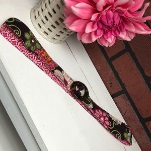 Vera Bradley belt, Mod floral pink